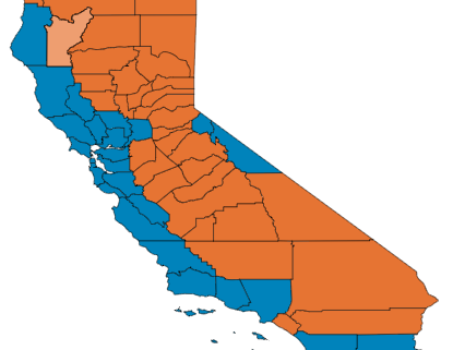 California, California presidential election, California red